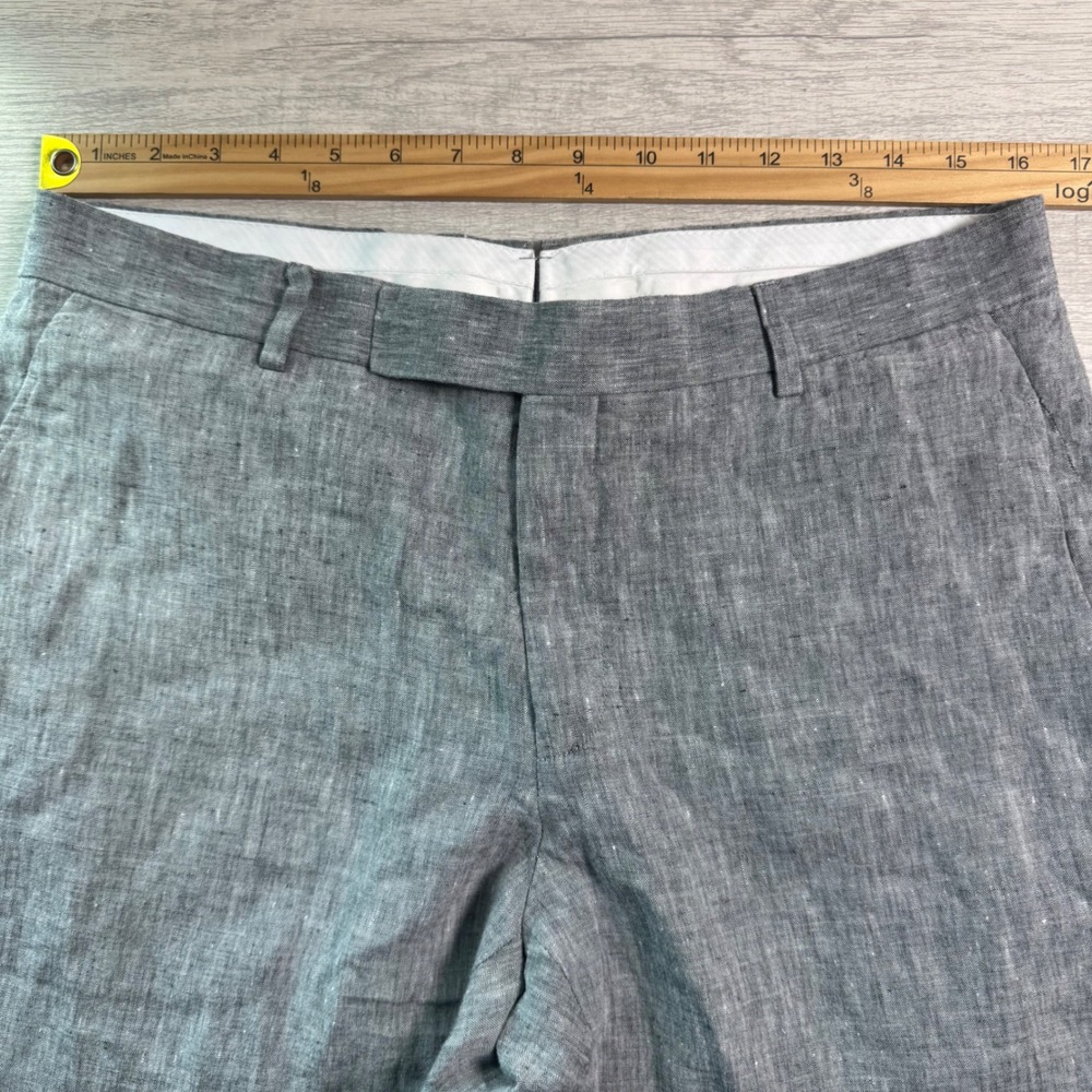 Suitsupply Washington Int. Suit 42S Slim Gray Tollegno 1900 Ice Linen 2-Piece - Picture 9 of 11